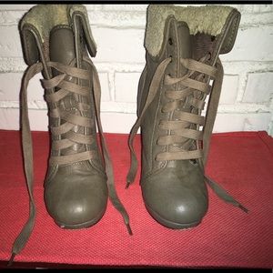 Madden Girl - High Heel Combat Boots